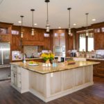 Open & Inviting Kitchen and Bath for a Grand Mountain Retreat